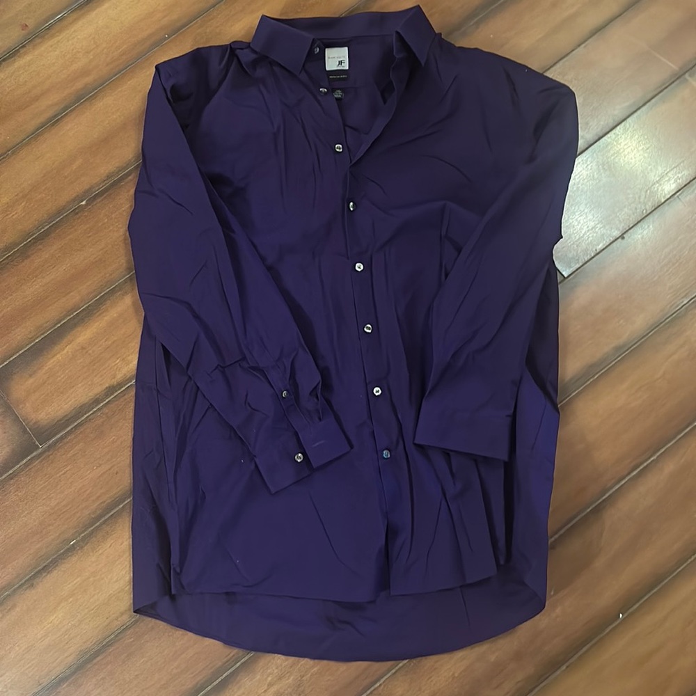 Men’s Dark Purple Button Down Shirt